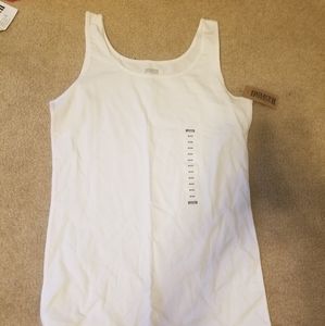 duluth trading co "no yank tank" white